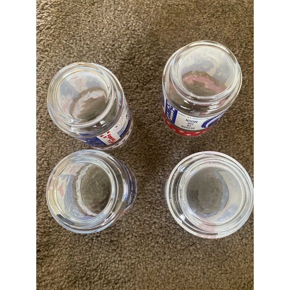 Vintage Libbey Apollo 11-14 NASA Glass Set w/ Carafe Lid - Complete EXC - Picture 10 of 12
